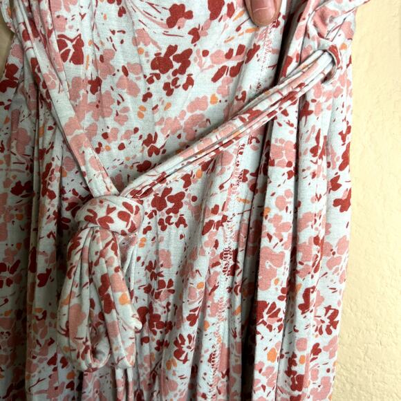 Prana Wrap robe Women Medium Tencel Modal Floral SOFT Comfort Everyday - Picture 11 of 11